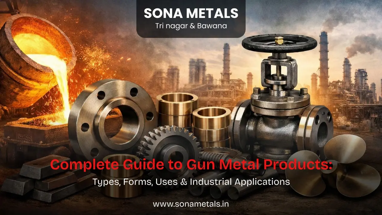 Gun Metal Products: Types, Forms, Uses & Industrial Applications